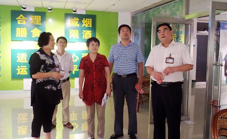 山亭區(qū)疾控中心  健康促進(jìn)醫(yī)院工作