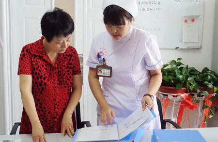 山亭區(qū)疾控中心  健康促進(jìn)醫(yī)院工作