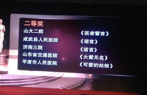 成武縣人民醫(yī)院榮獲2016年全省醫(yī)院文化建設兩項二等獎