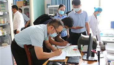 山東省藥監(jiān)局檢查組到無(wú)棣縣開(kāi)展藥品使用單位專項(xiàng)檢查