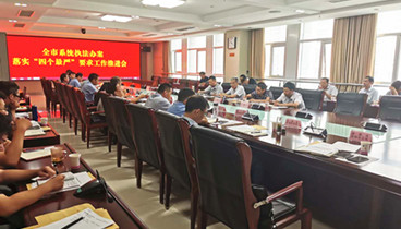 臨沂市全市系統(tǒng)食品藥品執(zhí)法辦案落實(shí)“四個(gè)最嚴(yán)”要求工作推進(jìn)會(huì)召開