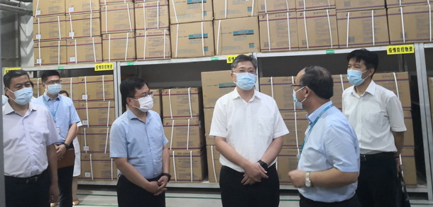 山東省衛(wèi)生健康委秦成勇副主任赴東營調(diào)研公共衛(wèi)生應(yīng)急物資儲(chǔ)備工作